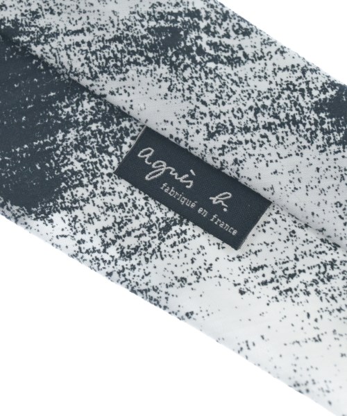 Agnes b. homme（アニエスベーオム）ネクタイ 黒 サイズ:- メンズ/2200622833057