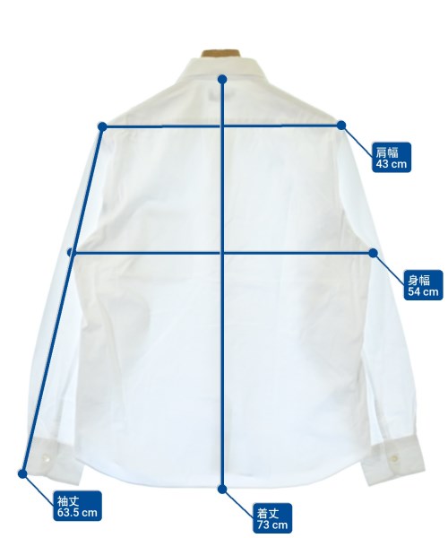 Agnes b. homme（アニエスベーオム）カジュアルシャツ 白 サイズ:42(L位) メンズ/2200614030167