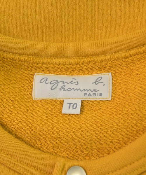 Agnes b. homme（アニエスベーオム）スウェット 黄 サイズ:T0(XS位) メンズ/2200628927019