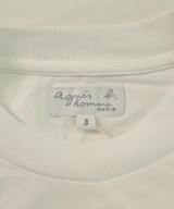 Agnes b. homme（アニエスベーオム）Tシャツ・カットソー 白 サイズ:3(L位) メンズ/2200629566088