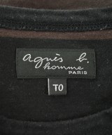 Agnes b. homme（アニエスベーオム）Tシャツ・カットソー 黒 サイズ:T0(XS位) メンズ/2200611657022