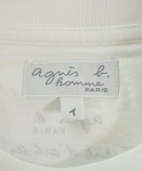 Agnes b. homme（アニエスベーオム）Tシャツ・カットソー 白 サイズ:1(S位) メンズ/2200612310018