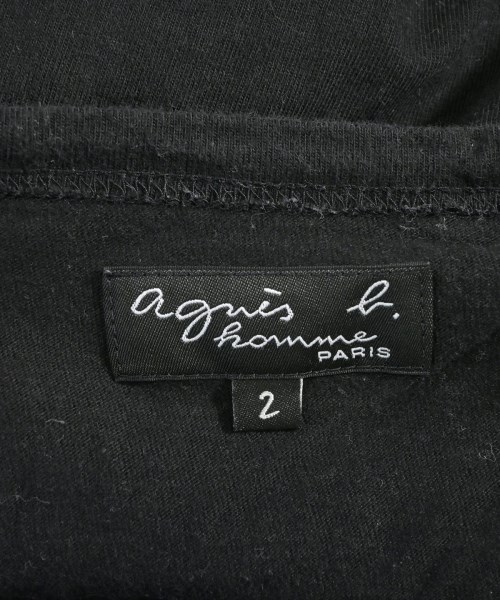 Agnes b. homme（アニエスベーオム）Tシャツ・カットソー 黒 サイズ:2(M位) メンズ/2200613668057
