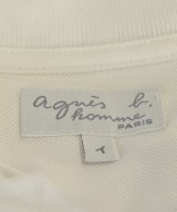 Agnes b. homme（アニエスベーオム）ポロシャツ 白 サイズ:1(S位) メンズ/2200617720065