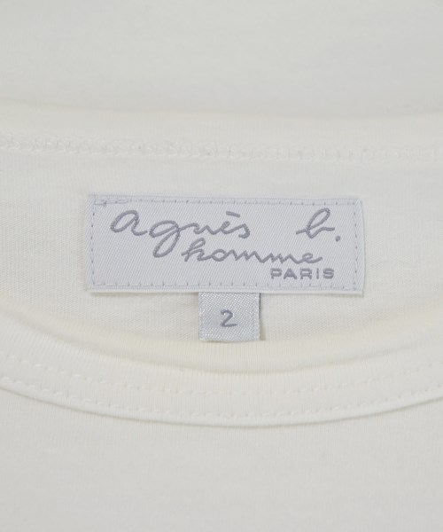 Agnes b. homme（アニエスベーオム）Tシャツ・カットソー 白 サイズ:2(M位) メンズ/2200669387070