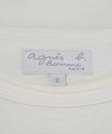 Agnes b. homme（アニエスベーオム）Tシャツ・カットソー 白 サイズ:2(M位) メンズ/2200669387070