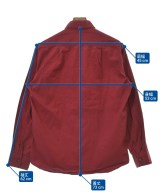 Agnes b. homme（アニエスベーオム）カジュアルシャツ 赤 サイズ:2(M位) メンズ/2200675507196