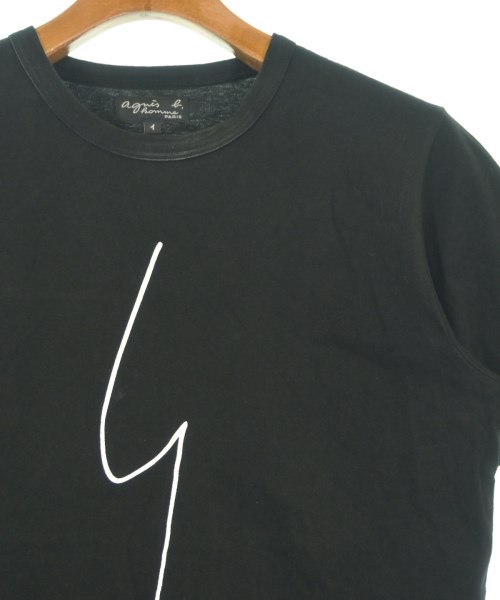 Agnes b. homme（アニエスベーオム）Tシャツ・カットソー 黒 サイズ:1(S位) メンズ/2200675526128