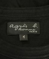 Agnes b. homme（アニエスベーオム）Tシャツ・カットソー 黒 サイズ:1(S位) メンズ/2200675526128