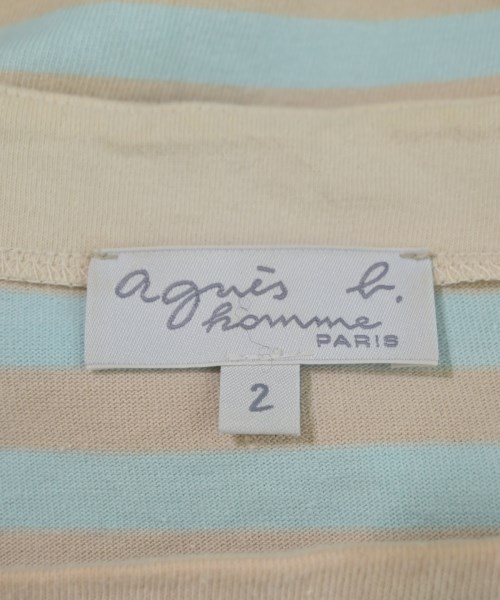 Agnes b. homme（アニエスベーオム）Tシャツ・カットソー ベージュ サイズ:2(M位) メンズ/2200681629028