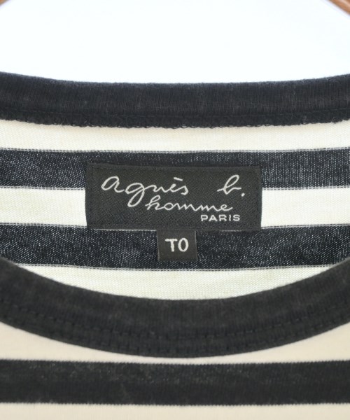 Agnes b. homme（アニエスベーオム）Tシャツ・カットソー 白 サイズ:T0(XS位) メンズ/2200681649040