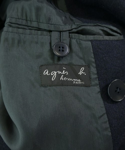 Agnes b. homme（アニエスベーオム）ピーコート 紺 サイズ:48(L位) メンズ/2200695911034
