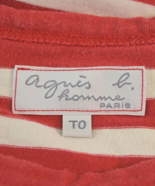 Agnes b. homme（アニエスベーオム）Tシャツ・カットソー 白 サイズ:0(XS位) メンズ/2200698914063