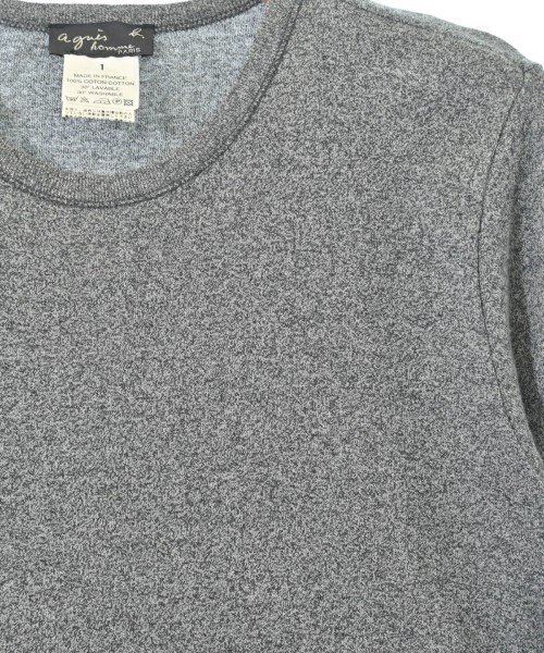 Agnes b. homme（アニエスベーオム）Tシャツ・カットソー グレー サイズ:1(S位) メンズ/2200699322393