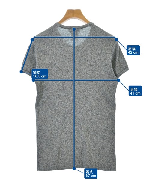 Agnes b. homme（アニエスベーオム）Tシャツ・カットソー グレー サイズ:1(S位) メンズ/2200699322393