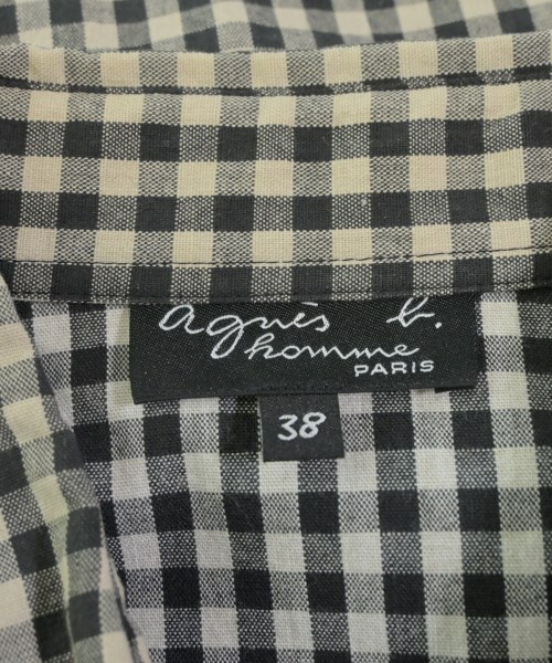Agnes b. homme（アニエスベーオム）カジュアルシャツ ベージュ サイズ:38(S位) メンズ/2200648223108