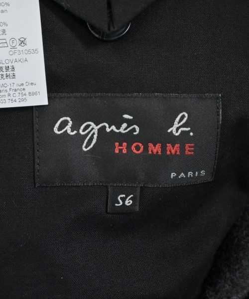 Agnes b. homme（アニエスベーオム）チェスターコート グレー サイズ:56(XXL位) メンズ/2200651405010
