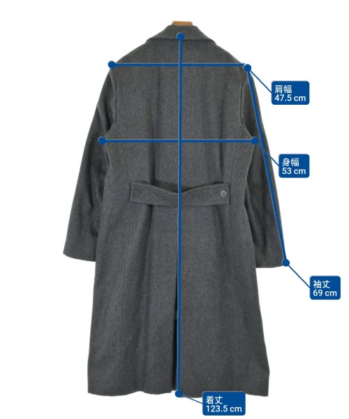 Agnes b. homme（アニエスベーオム）チェスターコート グレー サイズ:56(XXL位) メンズ/2200651405010