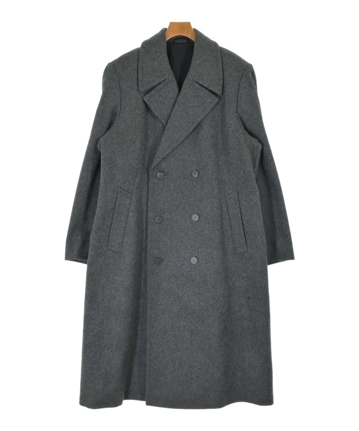 Agnes b. homme(アニエスベーオム)チェスターコート グレー サイズ Agnes b. homme(アニエスベーオム)チェスターコート グレー サイズ