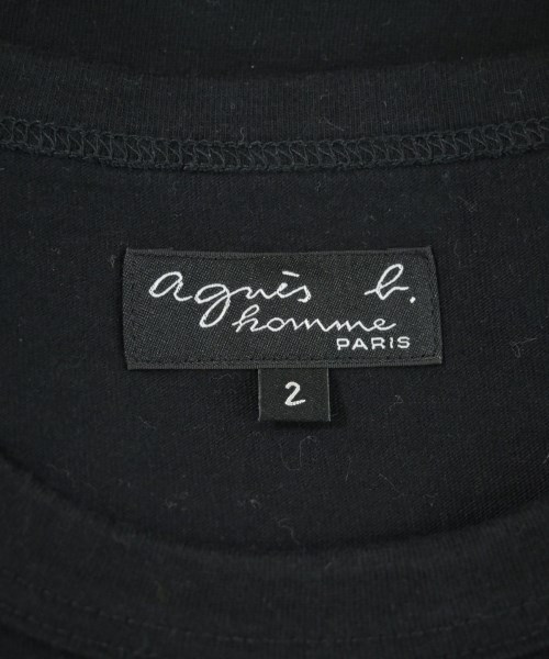 Agnes b. homme（アニエスベーオム）Tシャツ・カットソー 黒 サイズ:2(M位) メンズ/2200651178037