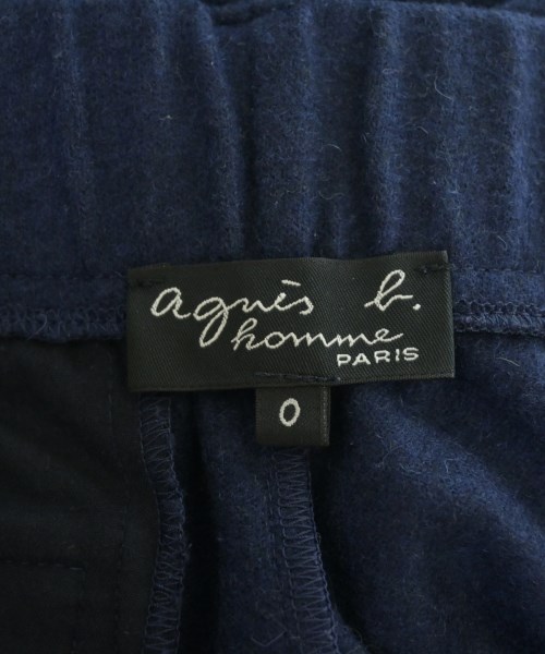 Agnes b. homme（アニエスベーオム）スラックス 紺 サイズ:0(XS位) メンズ/2200651445054