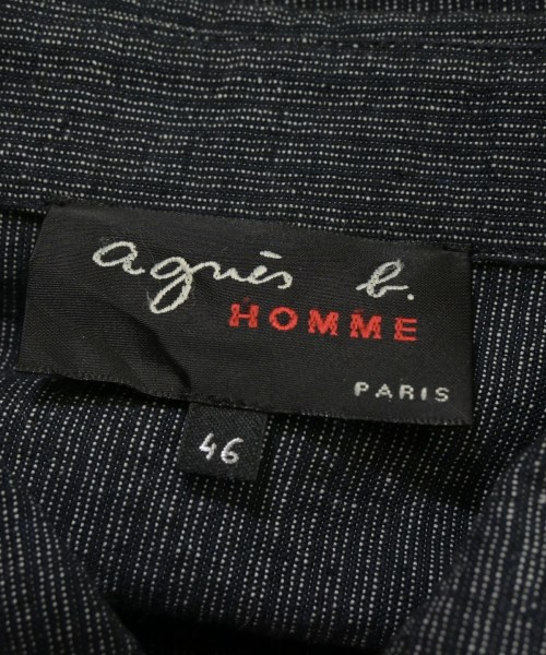 Agnes b. homme（アニエスベーオム）カジュアルジャケット 黒 サイズ:46(M位) メンズ/2200657487010