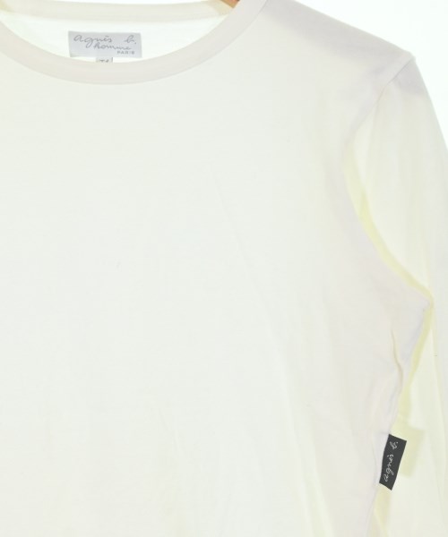Agnes b. homme（アニエスベーオム）Tシャツ・カットソー 白 サイズ:1(S位) メンズ/2200660451091