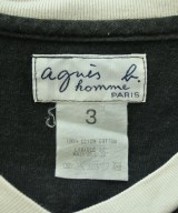 Agnes b. homme（アニエスベーオム）Tシャツ・カットソー 黒 サイズ:3(L位) メンズ/2200713304107