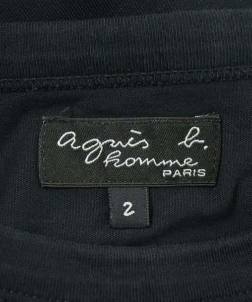 Agnes b. homme（アニエスベーオム）Tシャツ・カットソー 黒 サイズ:2(M位) メンズ/2200713307016
