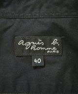 Agnes b. homme（アニエスベーオム）カジュアルシャツ 黒 サイズ:40(S位) メンズ/2200713459081