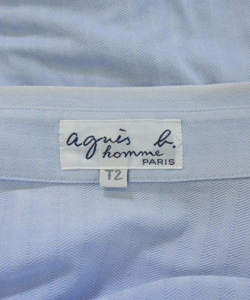 Agnes b. homme（アニエスベーオム）ドレスシャツ 青 サイズ:T2(M位) メンズ/2200710396068
