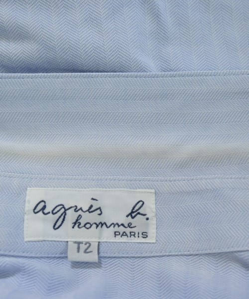 Agnes b. homme（アニエスベーオム）ドレスシャツ 青 サイズ:T2(M位) メンズ/2200710396068
