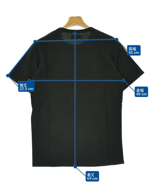 Agnes b. homme（アニエスベーオム）Tシャツ・カットソー 黒 サイズ:2(M位) メンズ/2200712838252