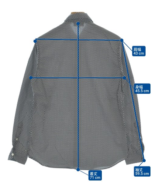 Agnes b. homme（アニエスベーオム）カジュアルシャツ 紺 サイズ:38(S位) メンズ/2200627502033