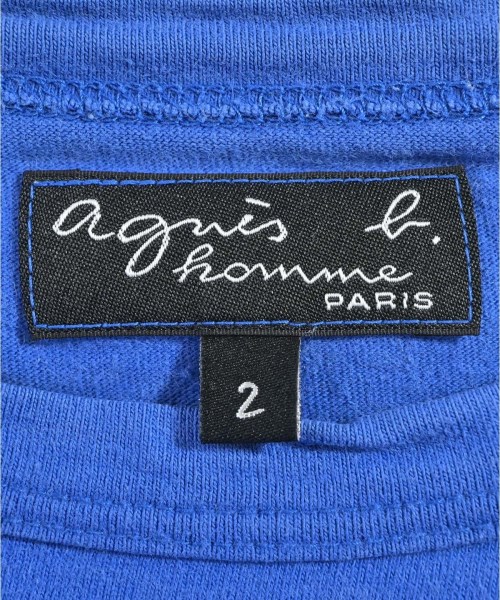 Agnes b. homme（アニエスベーオム）Tシャツ・カットソー 青 サイズ:2(M位) メンズ/2200649601066