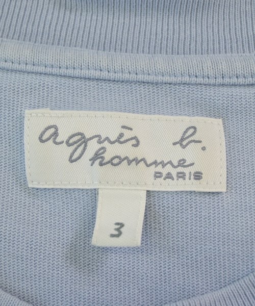 Agnes b. homme（アニエスベーオム）Tシャツ・カットソー 青 サイズ:3(L位) メンズ/2200702990045