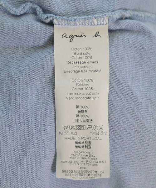 Agnes b. homme（アニエスベーオム）Tシャツ・カットソー 青 サイズ:3(L位) メンズ/2200702990045