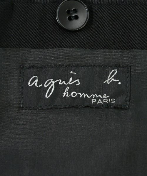 Agnes b. homme（アニエスベーオム）カジュアルジャケット 黒 サイズ:52(XXL位) メンズ/2200705687126