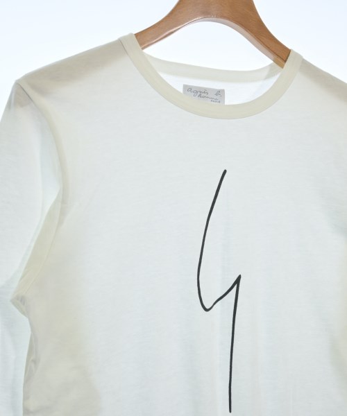 Agnes b. homme（アニエスベーオム）Tシャツ・カットソー 白 サイズ:1(S位) メンズ/2200702218262