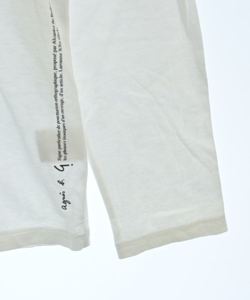Agnes b. homme（アニエスベーオム）Tシャツ・カットソー 白 サイズ:1(S位) メンズ/2200702218262