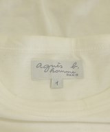 Agnes b. homme（アニエスベーオム）Tシャツ・カットソー 白 サイズ:1(S位) メンズ/2200702218262