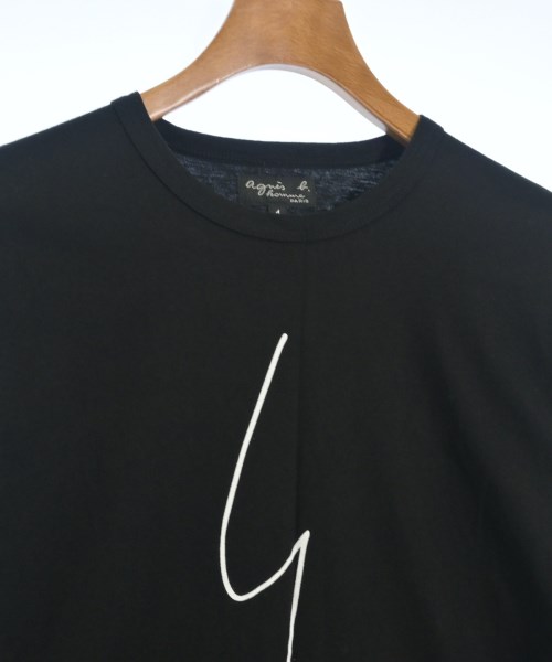 Agnes b. homme（アニエスベーオム）Tシャツ・カットソー 黒 サイズ:1(S位) メンズ/2200702218330