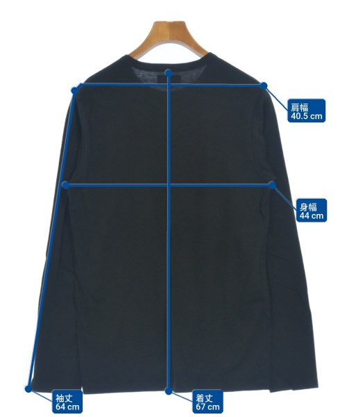 Agnes b. homme（アニエスベーオム）Tシャツ・カットソー 黒 サイズ:1(S位) メンズ/2200702218330