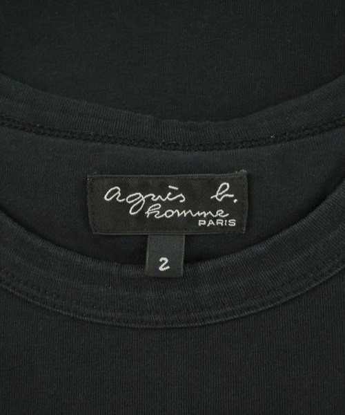 Agnes b. homme（アニエスベーオム）Tシャツ・カットソー 黒 サイズ:2(M位) メンズ/2200706742039