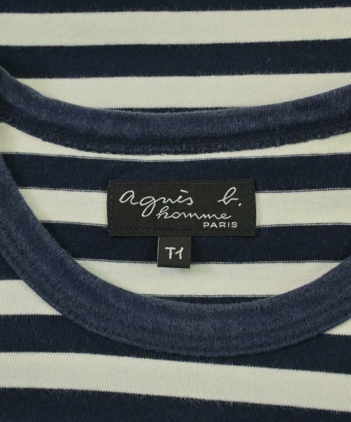 Agnes b. homme（アニエスベーオム）Tシャツ・カットソー 紺 サイズ:1(S位) メンズ/2200708699096