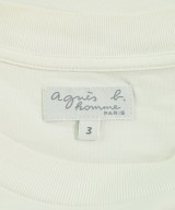Agnes b. homme（アニエスベーオム）Tシャツ・カットソー 白 サイズ:3(L位) メンズ/2200710010438