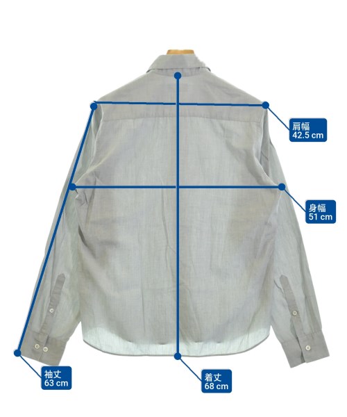 Agnes b. homme（アニエスベーオム）カジュアルシャツ グレー サイズ:42(M位) メンズ/2200663011018