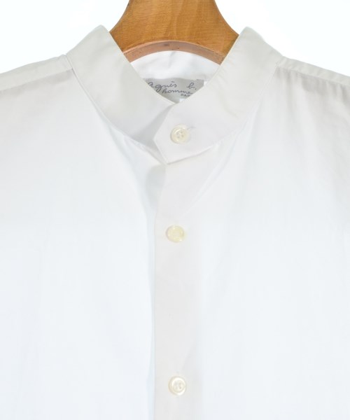 Agnes b. homme（アニエスベーオム）カジュアルシャツ 白 サイズ:40(M位) メンズ/2200663011025