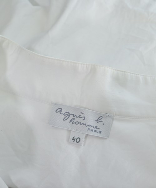 Agnes b. homme（アニエスベーオム）カジュアルシャツ 白 サイズ:40(M位) メンズ/2200663011025