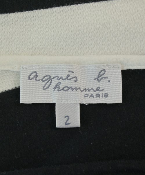 Agnes b. homme（アニエスベーオム）Tシャツ・カットソー 白 サイズ:2(M位) メンズ/2200663011056